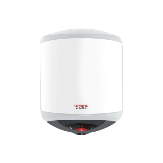 Olympic Electric Hero Turbo Electric Digital Water Heater, 30 Liters, White - OYE03021WN