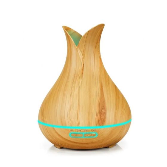 معطر جو كهربائي، سعة 400 مل - خشبي