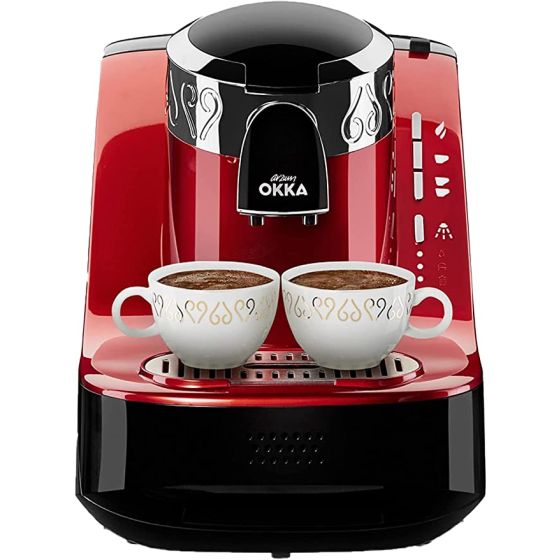 Arzum Okka Turkish Coffee Machine, 1600 Watt, Red- OK002