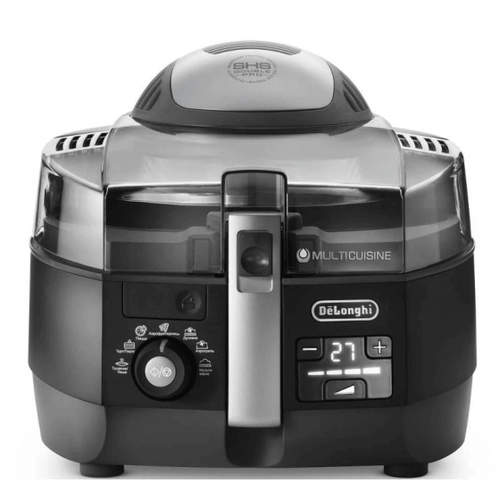Delonghi Multicuisine Digital Air Fryer, 1.7 KG, 1400 Watt, Black and Grey - FH1394BK