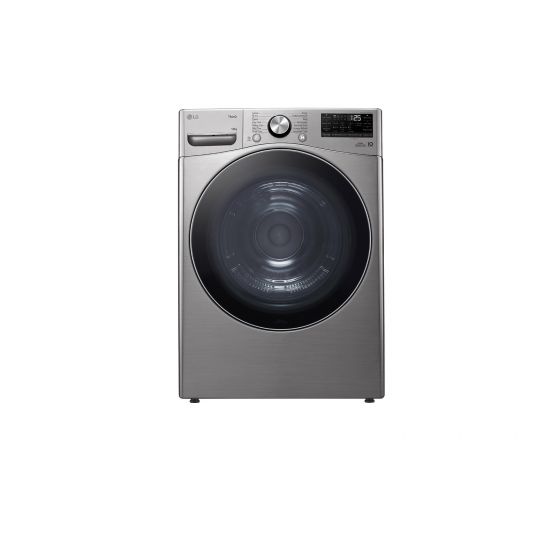 LG ThinQ Dryer, Dual Inverter, 18Kg, Stainless Silver - RH18U8EVCW