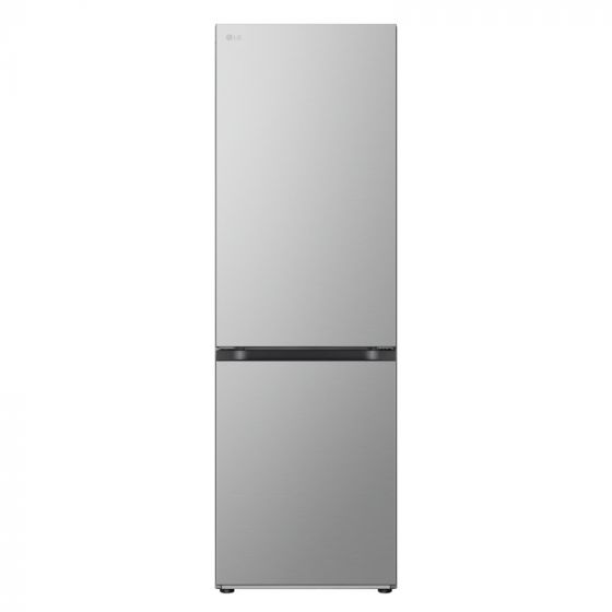 LG No-Frost Bottom Freezer Refrigerator, 344 Liters, Inverter, Silver - GWB489FMGW