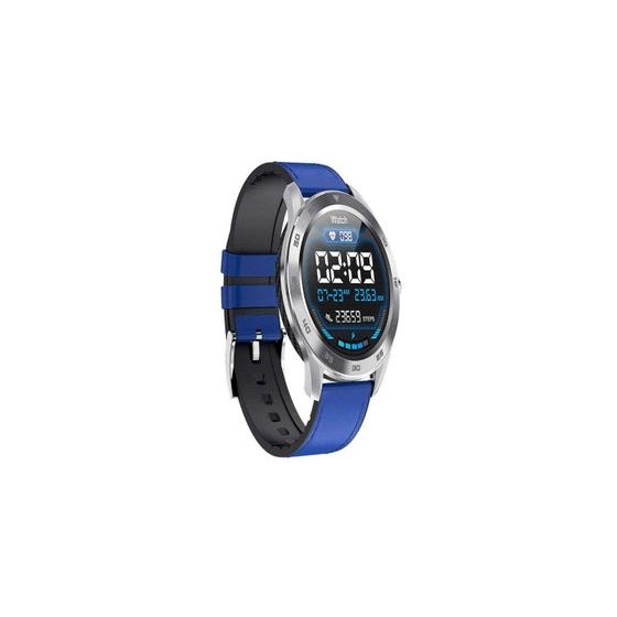 Smart Watch, Blue x Silver - D98