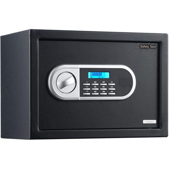 Safety Tech Digital Safe Box, Black - GN25 SDA