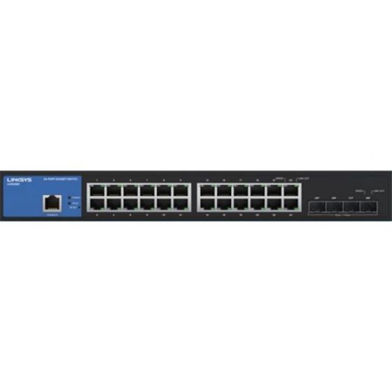 Linksys Managed Gigabit Ethernet Switch, 24 Ports - LGS328C