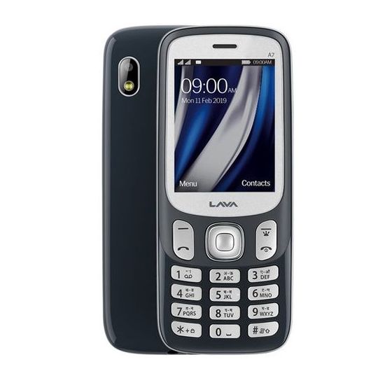 Lava Champion P1 Dual Sim, 2G - Blue Silver