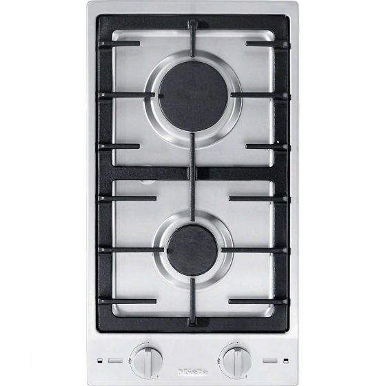 Miele Gas Built-In Hob, 2 Burners, Silver- CS 1012-2 G
