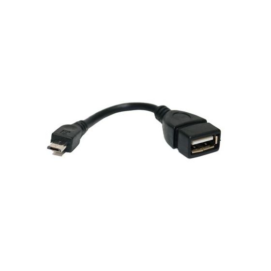 كابل USB توبي، 10 سم، اسود - CV067