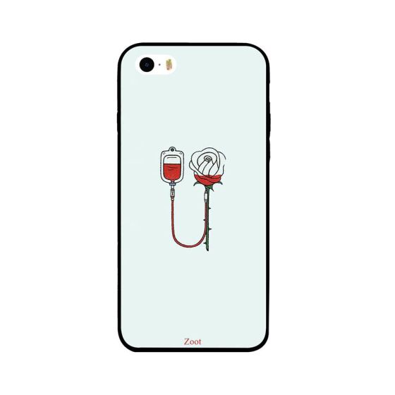 جراب ظهر بطبعة دم الحب لابل ايفون 5S