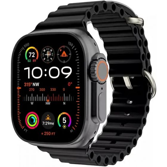 T1000 ULTRA Series 9 Smart Watch, 1.3 Inch - Black