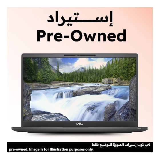 Dell Latitude 7400 Laptop, Intel Core I5-8350U, 256GB SSD, 8GB RAM, 14 Inch, FHD, Intel UHD Graphics 620, Windows 10 Pro - Black (Pre-owned), Grade A, 6 Months Warranty