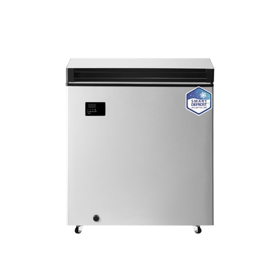 Unionaire Chest Deep Freezer, Defrost, 197 Liters, Silver - UC210VV02DH