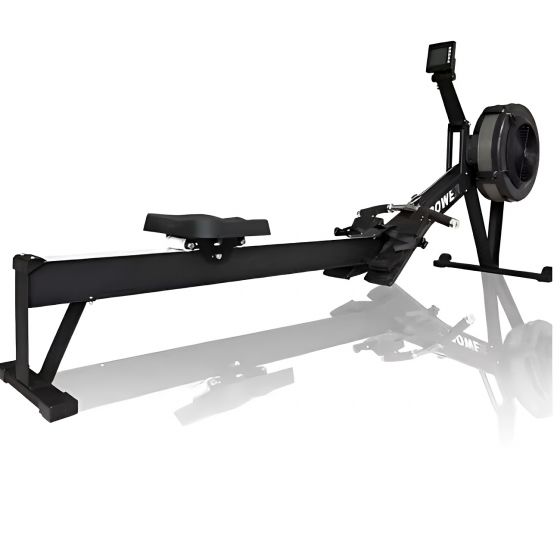 Techno Gym Air Resistance Rowing Machine, 160Kg- Black