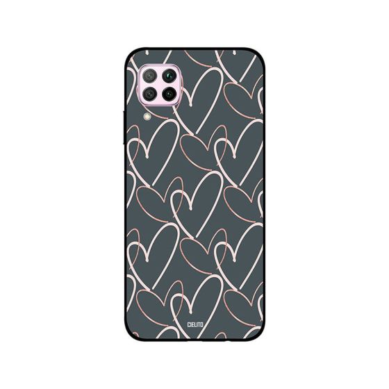 Cielito Heart Sketch Pens Printed Back Cover for Huawei Nova 7i