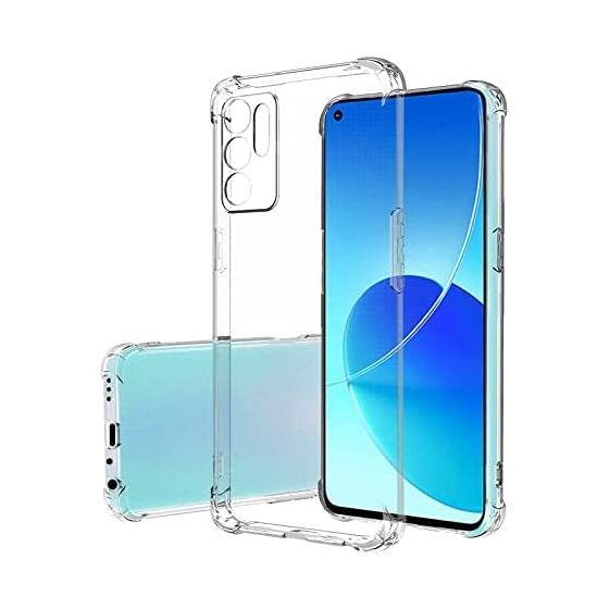 Defender Back Cover for Oppo Reno 6 4G (Clear White)
