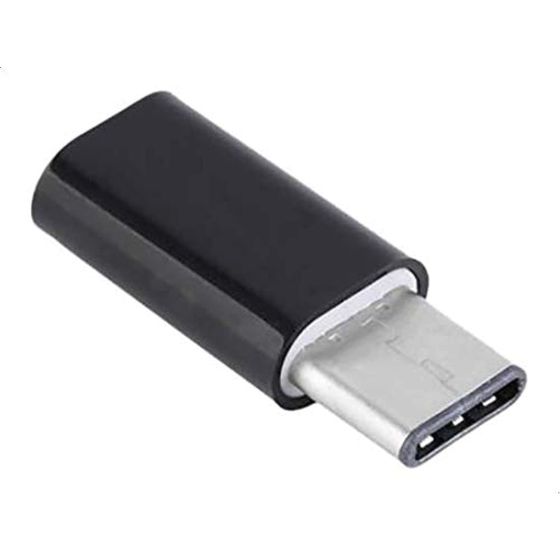 Keendex Kx2291 Male Type-C USB 3.1 to Micro Female Socket Converter Cable - Black-result.feed.gl_electronics-size