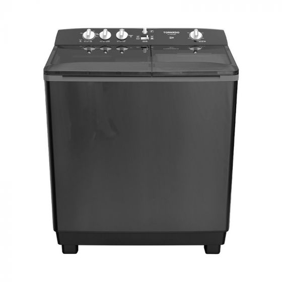 Tornado Top Load Half Automatic Washing Machine, 7 Kg, Black- TVH-HM07TBK