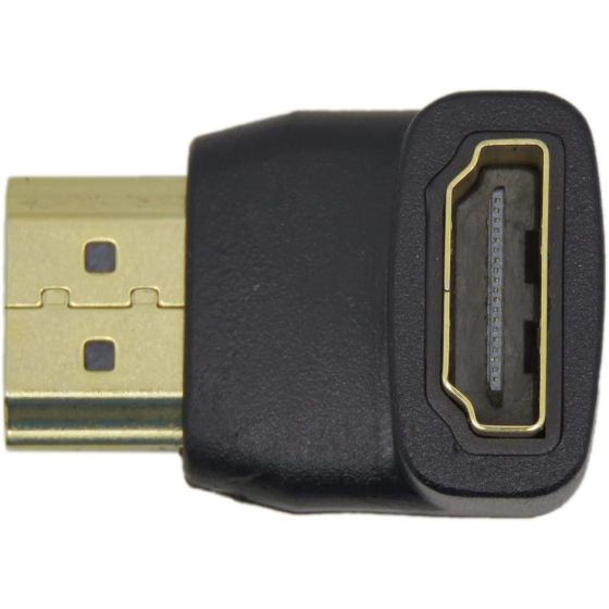 محول HDMI انثى الى HDMI ذكر لتلفزيون عالي الدقة 1080بيكسل - اسود