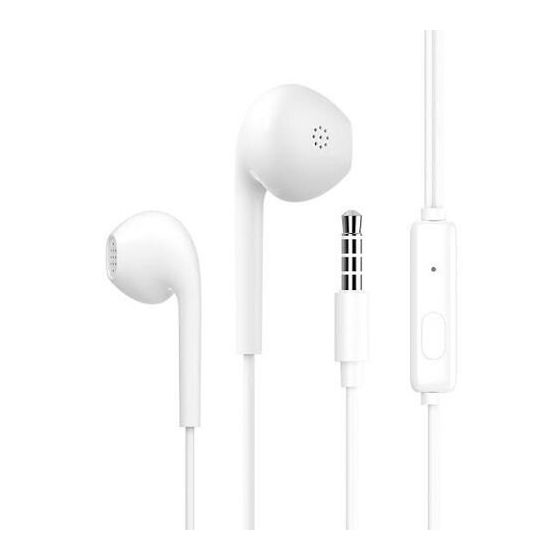 Celebrat Wired In Ear Earphones with Built-in Microphone, White - G12