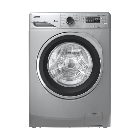Zanussi Perlamax Washing Machine, 8 Kg, Silver - ZWF8240SX5