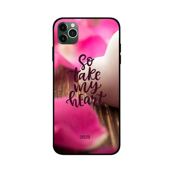 Take My Heart Printed Back Cover for Apple iPhone 11 Pro