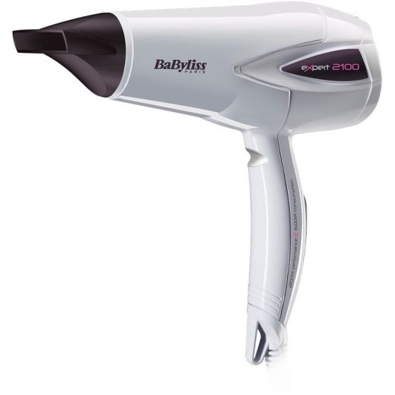 Babyliss Expert Plus Hair Dryer, 2100 Watt, White- D322E