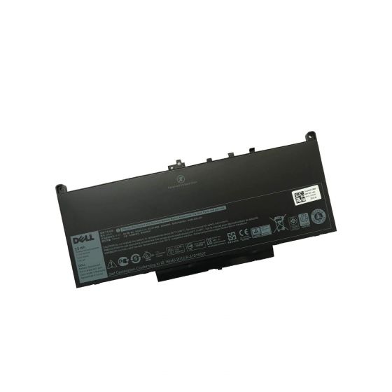 بطارية لاب توب ديل E7470، بسعة 5200mAh - باللون الأسود