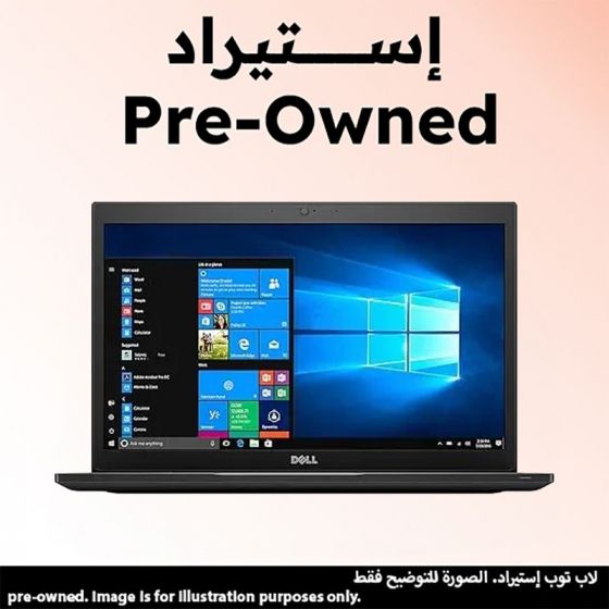 لاب توب استيراد ديل لاتيتيود 7490، انتل كور i5- 8350U، هارد 256 جيجا SSD، رام 8 جيجا، شاشة 14.1 بوصة FHD IPS، انتل UHD جرافيكس 620، ويندوز 10 برو - اسود، فئة A، ضمان 6 شهور
