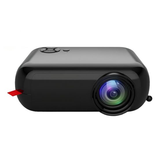 Cenava LCD Projector, 1280x720 Resolution, Black - PJT-10