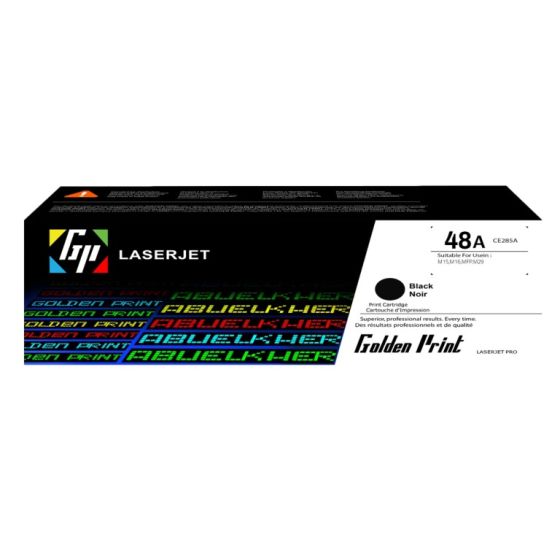 HP Golden Print 48A Ink Cartridge for Printers - Black