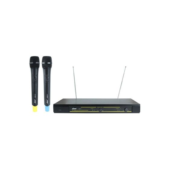 نظام ميكروفون لاسلكي لان، اسود -  Lwm-618B