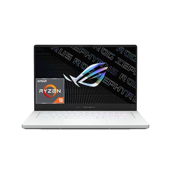 Asus Rog Zephyrus G15 GA503RW-LN054W Laptop, AMD Ryzen 9-6900HS, 15.6 Inch, 1TB SSD, 32GB RAM, Nvidia GeForce RTX 3070 Ti 8GB Graphics, Windows 11- Moonlight White