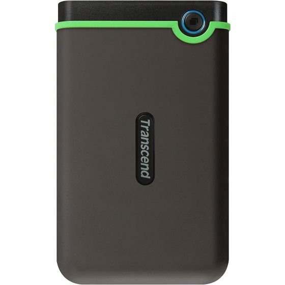 هارد ديسك خارجي ترانسند ستور جيت HDD، سعة 1 تيرا، 2.5 بوصة، رمادي - TS1TSJ25M3