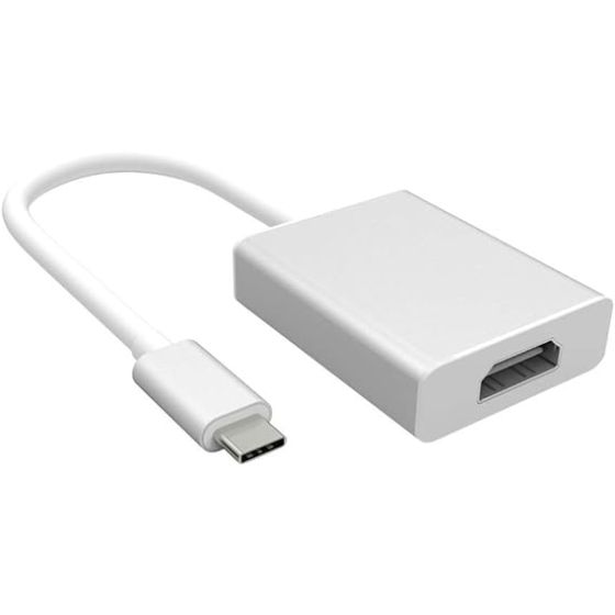 موزع USB-C إلى HDMI لأجهزة بمنفذ C - فضي
