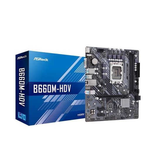 Asrock B660M-HDV LGA1700 Micro ATX Motherboard - Grey