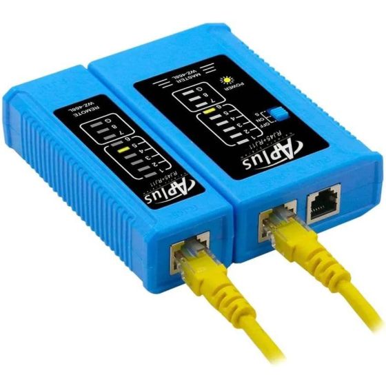 جهاز اختبار كابل شبكة ابلوس لان مزدوج، ازرق - WZ-468L