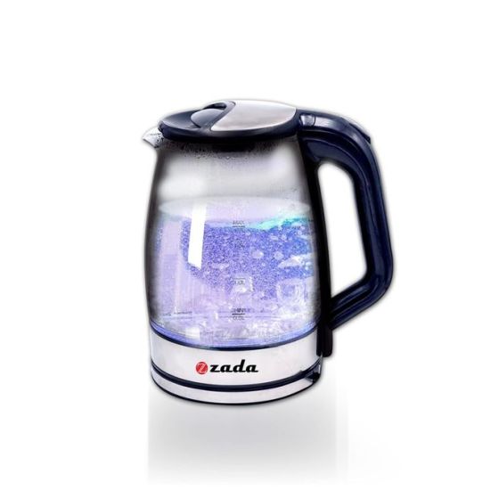 Zada  Electric Kettle, 2.2 Litres, 1500 Watt- Transparent