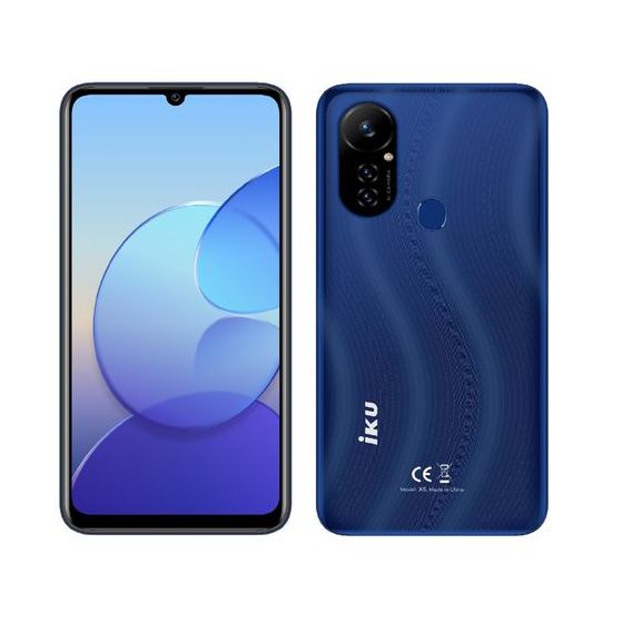 iKU X5 Dual SIM, 64GB, 4GB RAM, 4G LTE- Navy Blue