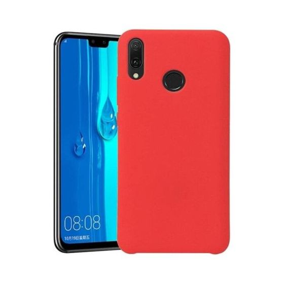 StraTG Silicon Back Cover for Huawei Y9 2019 - Red