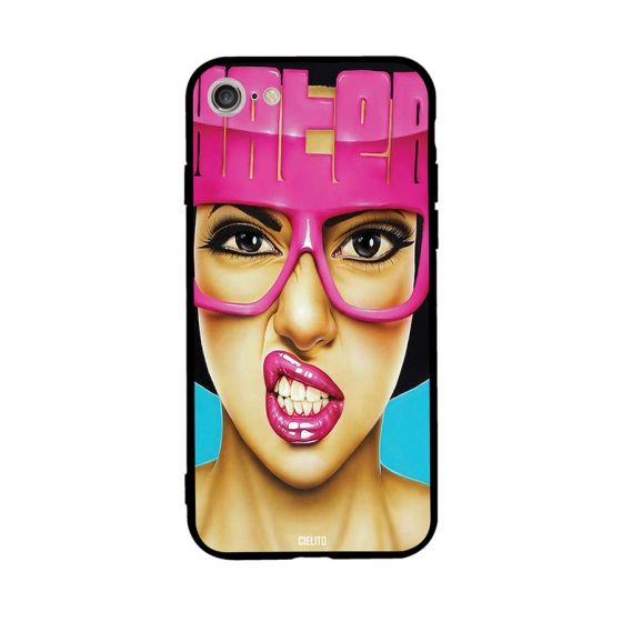 Hater Girl Design Printed Back Cover for Apple iPhone 8
