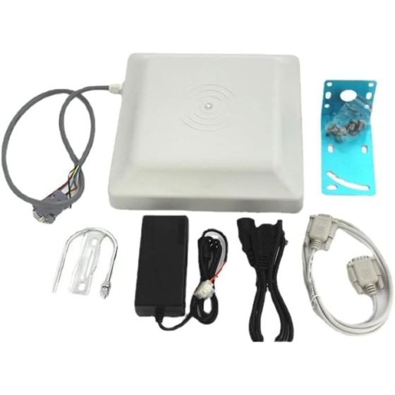 قارئ وكاتب بطاقات مدمج بتقنية UHF RFID اس اي بي، نطاق 15 متر، ابيض - UHF15
