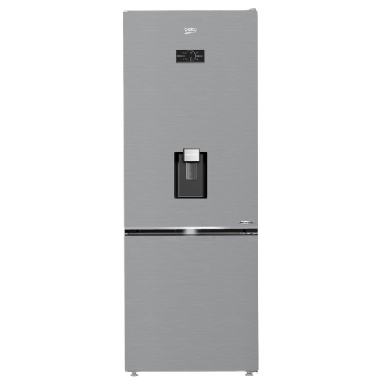 Beko No Frost Refrigerator, 561 Liters, Titanium Inox - B5RCNE565HXPE