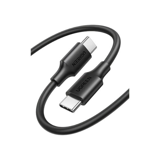 كابل USB-C يوجرين، 1 متر - اسود