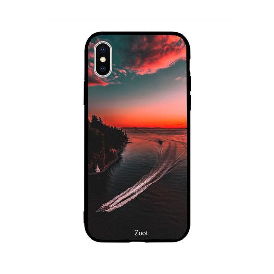 جراب ظهر بطبعة مياه كندية لابل ايفون XS