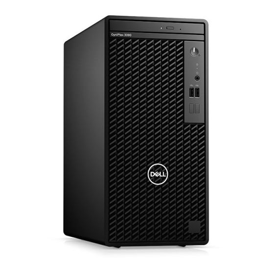 كمبيوتر مكتبي ديل اوبتي بلكس 3090، انتل كور i3-10105، ذاكرة 1 تيرا HDD،  رام 4 جيجا، كارت شاشة انتل HD جرافيكس، دوس - اسود