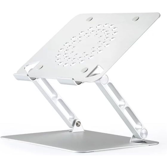 Adjustable Aluminum Laptop Stand, 17 Inch  - Silver
