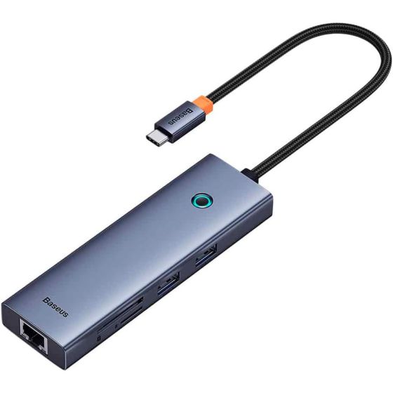 موزع USB فئة C الى USB باسيوس فليت سيريز، عدد 7 منافذ ، رمادي - B00052805813-00