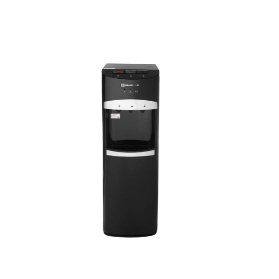 Grand Pro Hot, Cold and Normal Water Dispenser, 3 Taps, Black - WDS-320B