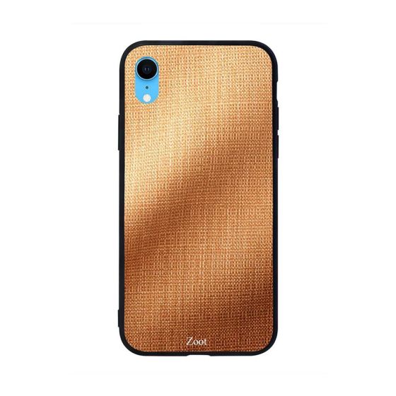 جراب ظهر بطبعي جينز ذهبي لابل ايفون XR