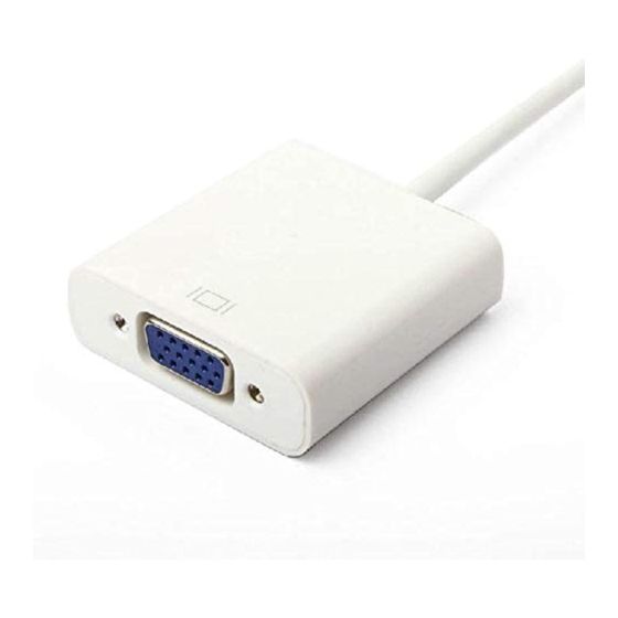 Mini DisplayPort DP Display Port to VGA Cable Adapter Converter For Apple Macbook Pro 13 13.3inch